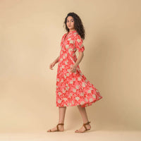 Sylvie Rouge Red Midi Dress