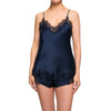 navy silk camisole