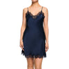 silk lace navy chemise