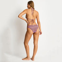 sea level geo print bikini bottom and top back