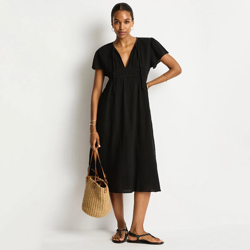 sea level sundown black maxi dress 