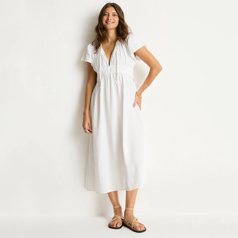 sea level white maxi day dress 