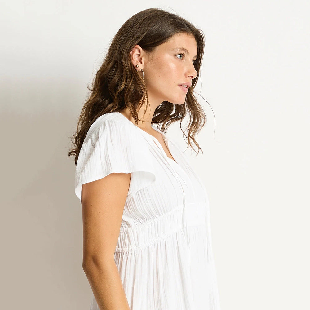 sea level white maxi day dress close up