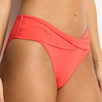 sea level midi twist bikini bottom
