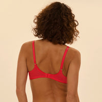 simone perele red bra back