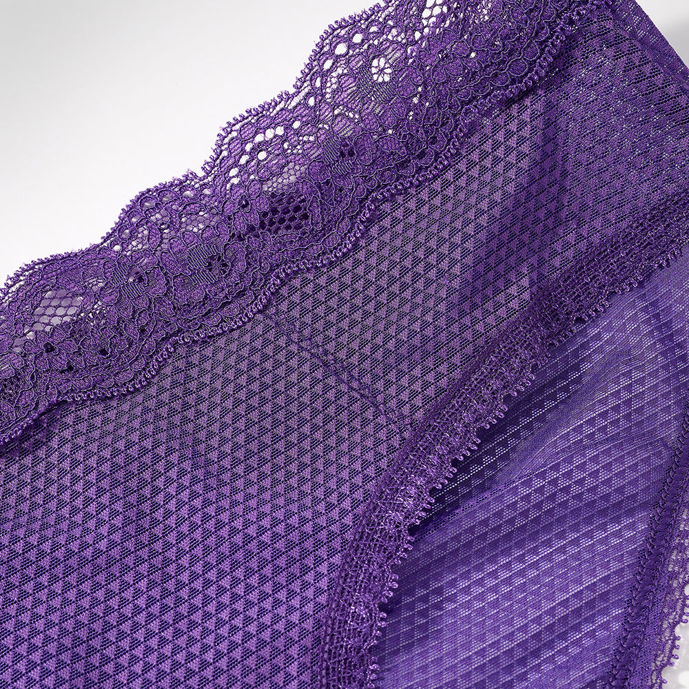 purple shorty detail