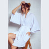 short dressing gown