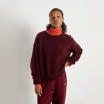 burgundy american vintage jumper
