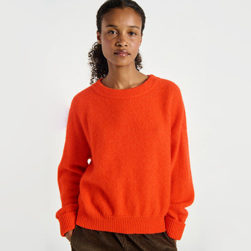 american vintage orange jumper