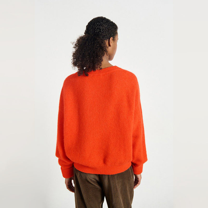 knit jumper back