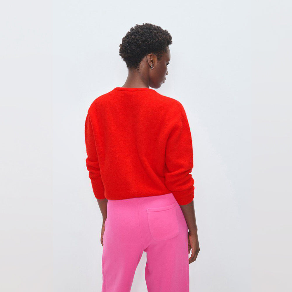 vitow red cardigan