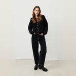 american vntage black cardigan