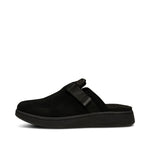 Vega Black Suede Clog