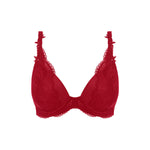 Izumi Merlot Underwired Plunge Bra