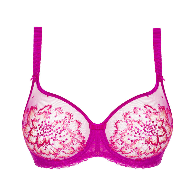 amour magenta underwired bra emreinte