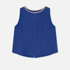 dr bloom blue linen top