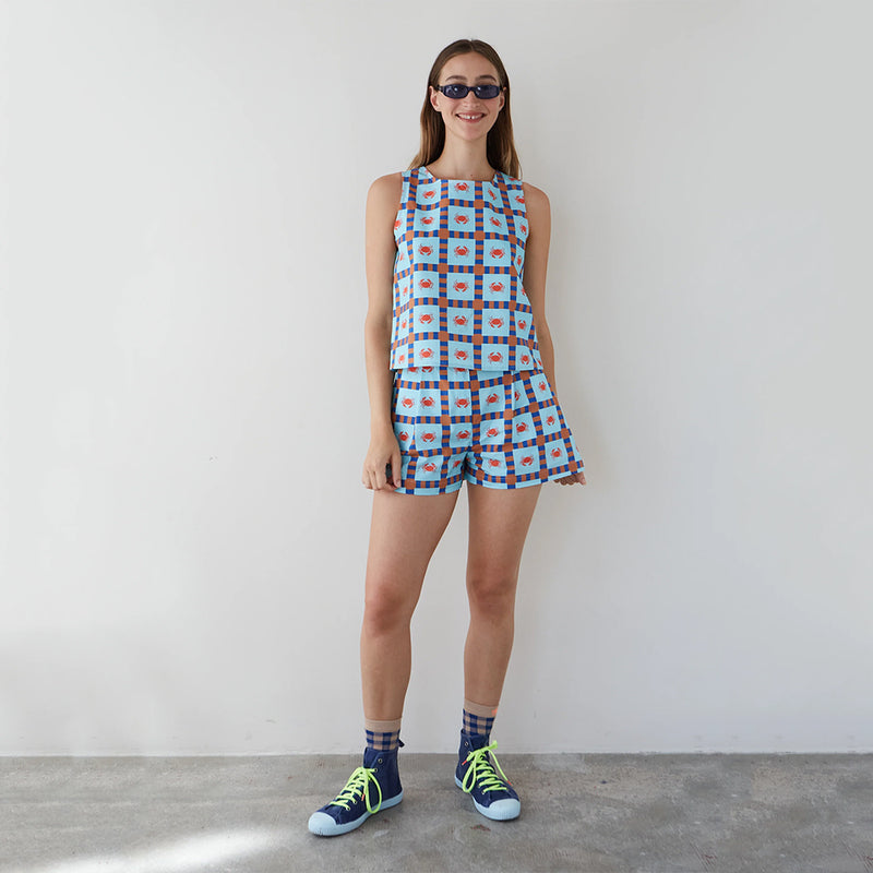 dr bloom ana crab sleeveless top