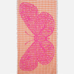 dr bloom butterfly checked scarf