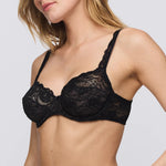 marie jo black sexy bra