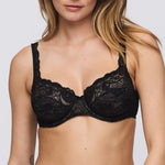 marie jo black lace bra