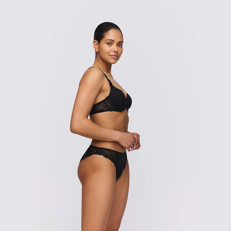 marie jo black t shirt bra