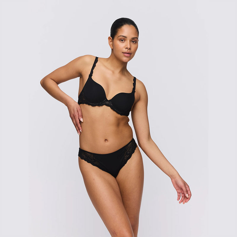 marie jo black t shirt bra
