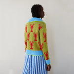 dr bloom lobster sweater back