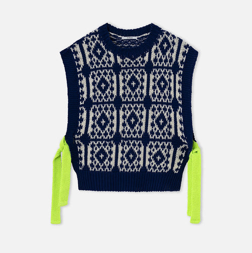 dr bloom knitted vest top