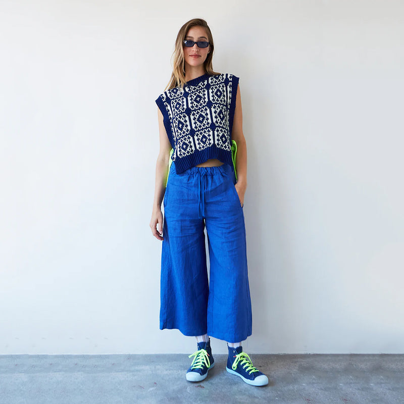 dr bloom knitted vest top