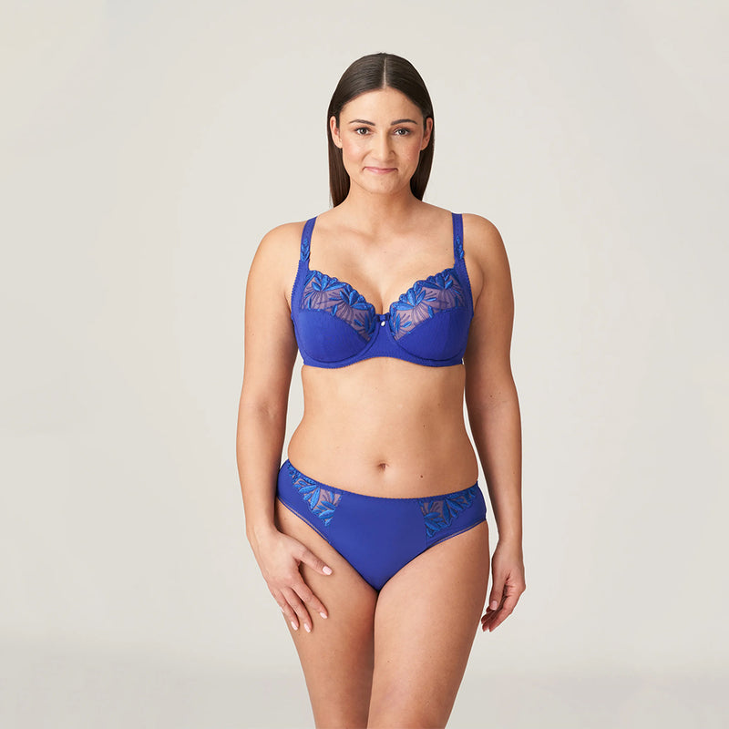 Orlando Crazy Blue Full Cup Bra