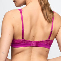 pink bra back view
