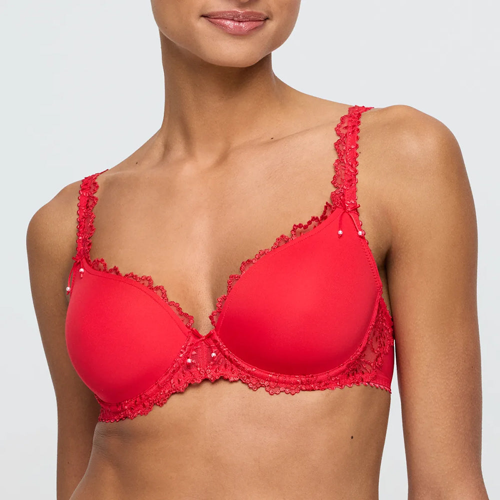 marie jo jane true red bra front