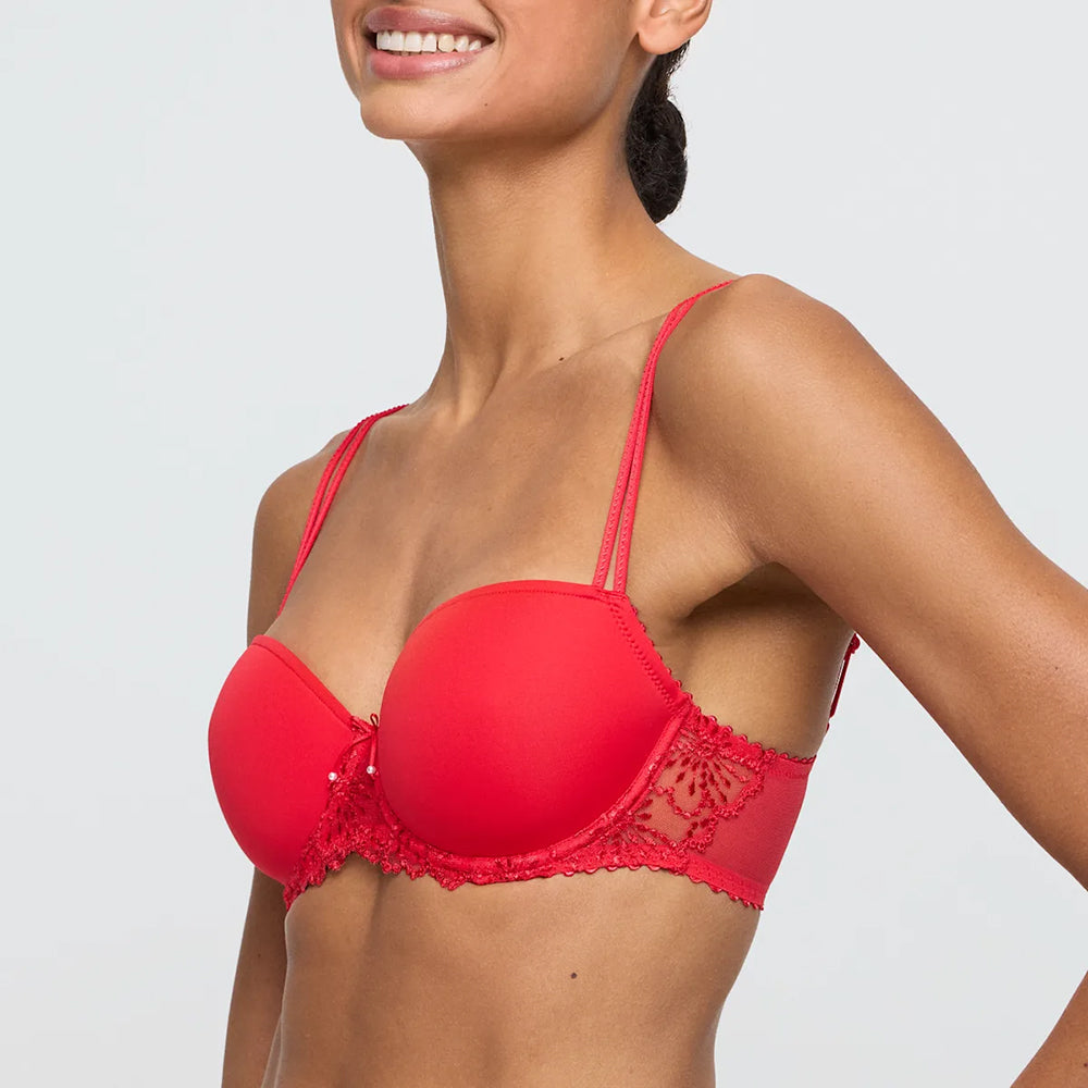 marie jo jane red lace bra