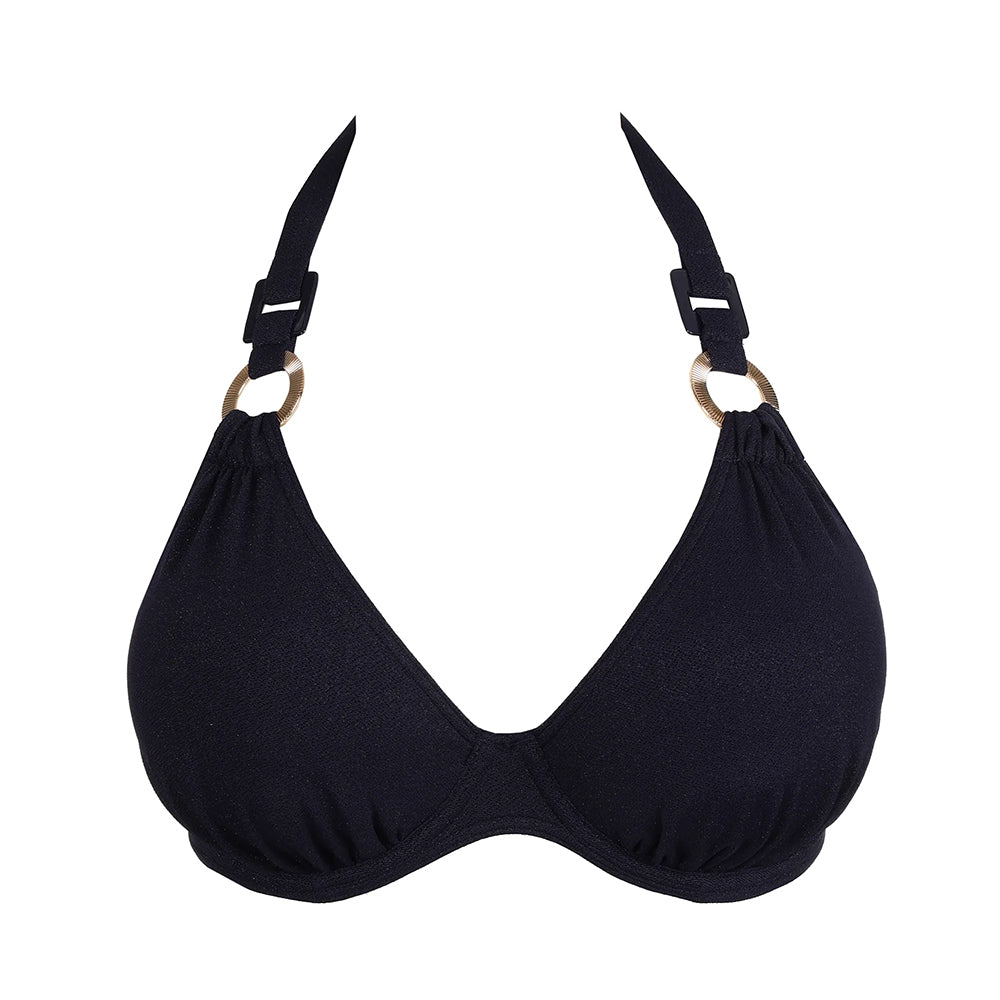 prima donna blue halter bikini top