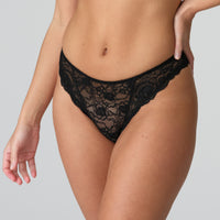 marie jo lace black thong