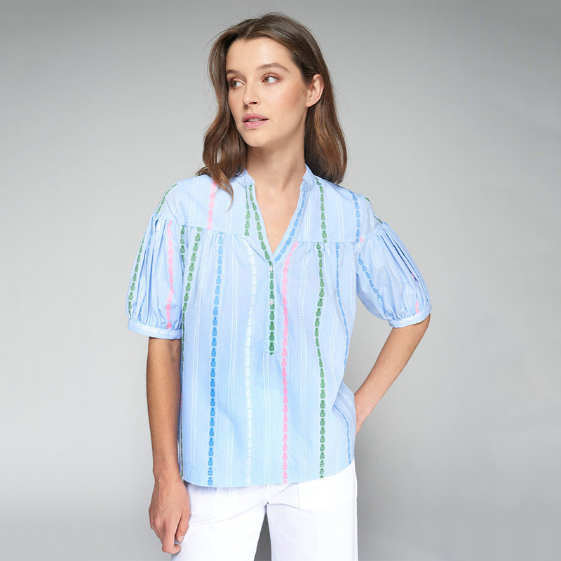 vilagallo embroidered shirt