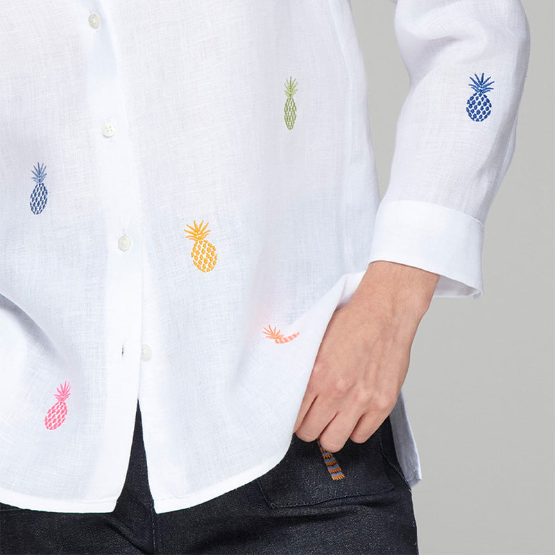 vilagallo white shirt detail