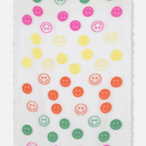 dr bloom smiley face scarf