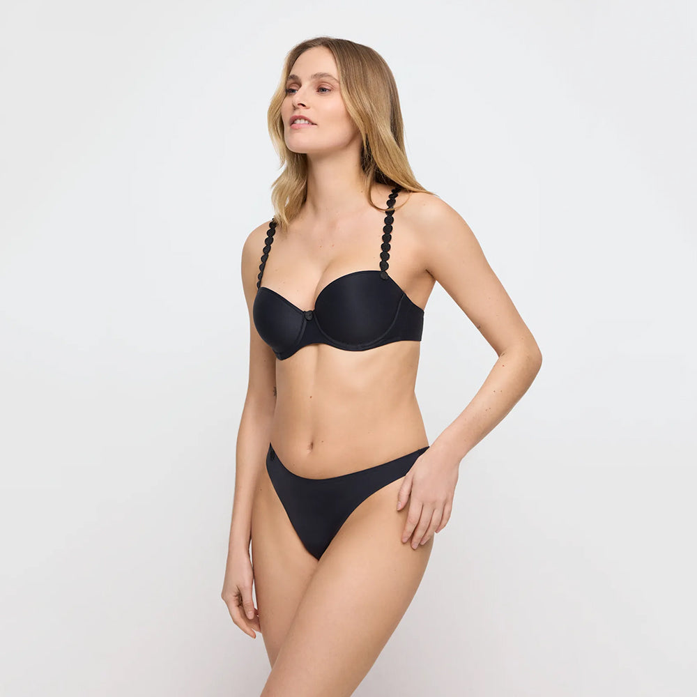 marie jo black balcony bra