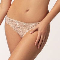Cassiopee Creamy Beige Thong