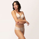 Cassiopee Creamy Beige Spacer T-Shirt Bra