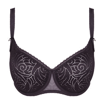 Empreinte Verity seamless low necked bra Cup E - G | SHEEN UNCOVERED, Ardoise