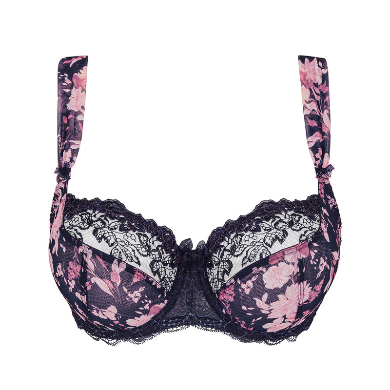 Eden Indigo Half Cup Bra