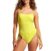 Sea Dive Wild Lime Scoop Neck Swimsuit