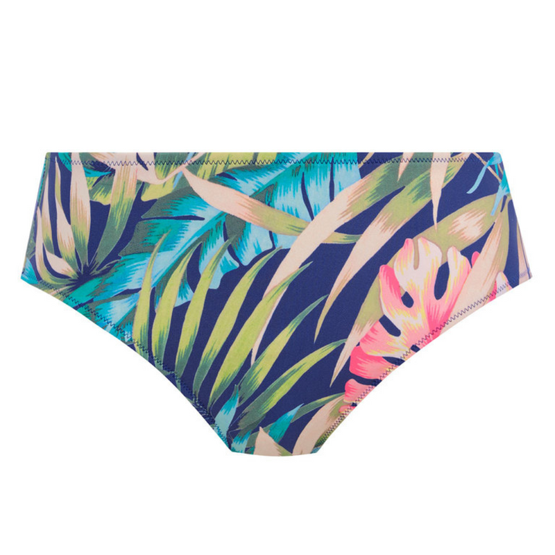 Langkawi French Navy Mid Rise Bikini Bottom