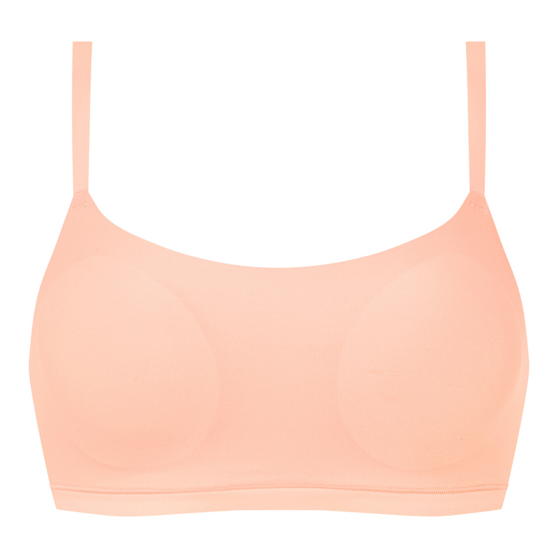 Soft Stretch Tropical Peach Padded Bralette