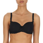 Andora 3D spacer t-shirt bra, Black