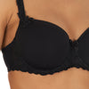 Andora 3D spacer t-shirt bra, Black