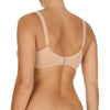 Microfibre underwired nursing bra, Nude