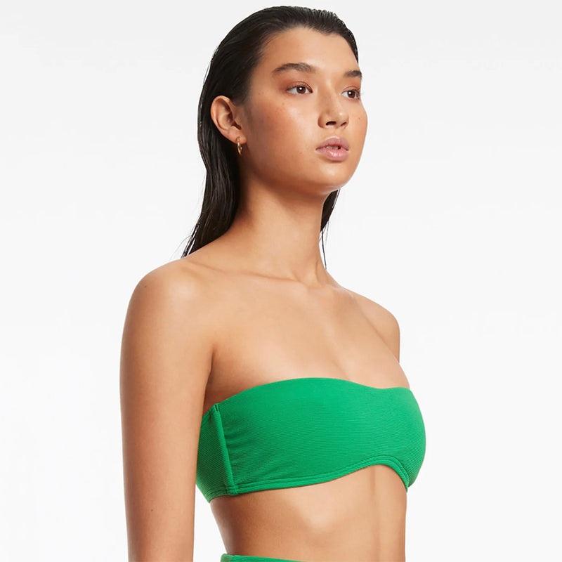 Isla Rib Bandeau Bikini Top